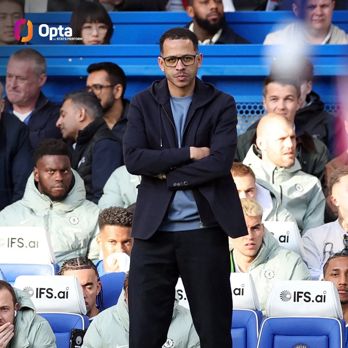 蓝军英超连场净负3+球，自2018年2月孔蒂执教时期以来首次